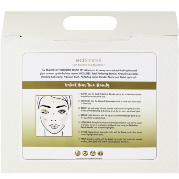 Ecotools Beautifully Bronzed 8-Piece Brush Set - Picture 3 of 7